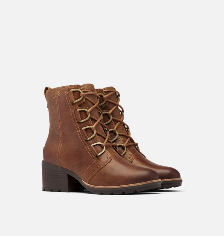 Sorel Dam Stövlar Brun - Cate™ Lace Mid - FVL-873269
